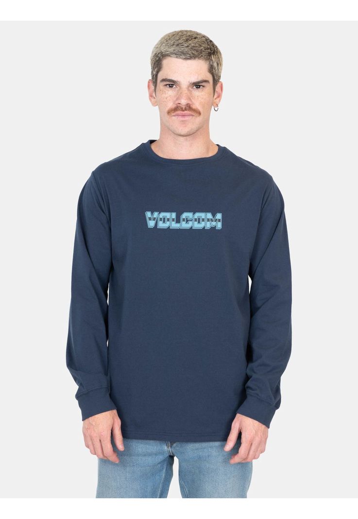 Polera ML Havocore Azul Marino Hombre Volcom-0