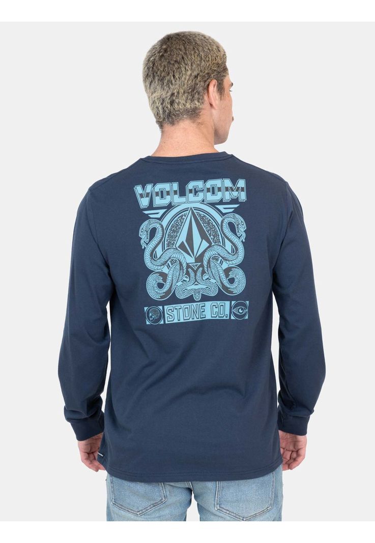 Polera ML Havocore Azul Marino Hombre Volcom-1