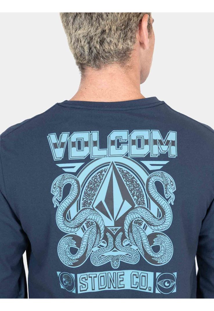 Polera ML Havocore Azul Marino Hombre Volcom-2