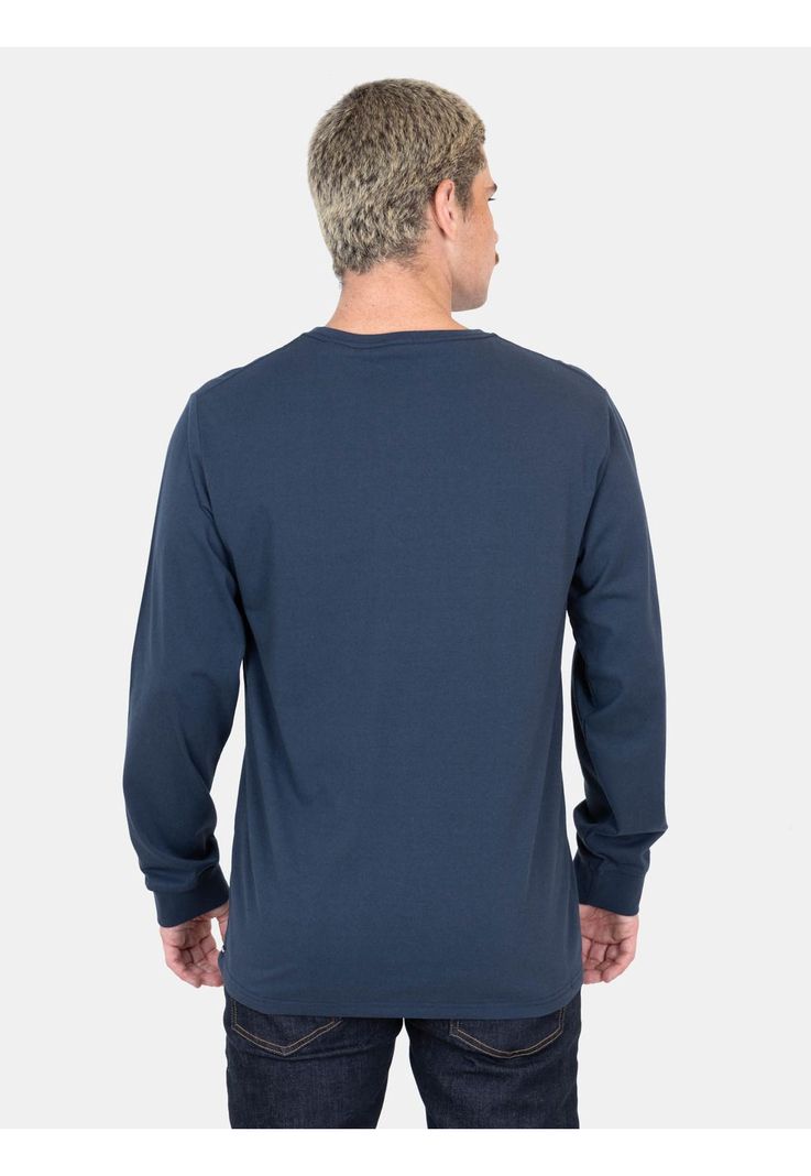 Polera ML CarveX Azul Marino Hombre Volcom-1