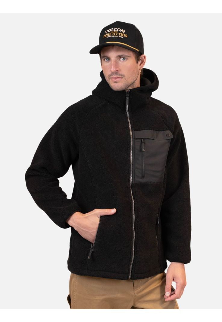 Poleron Apex Verde Hombre Volcom-0