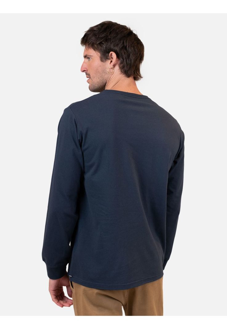 Polera ML Outstorm Azul Marino Hombre Volcom-1