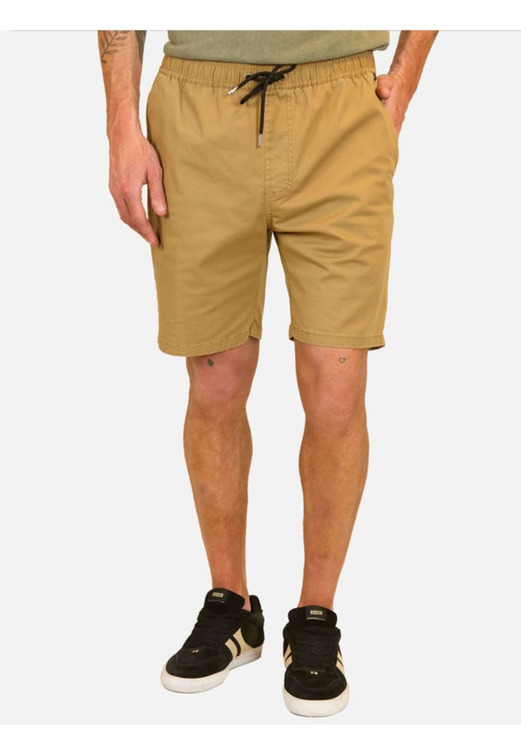 Bermuda Jogger Classic Khaki Hombre Volcom-0
