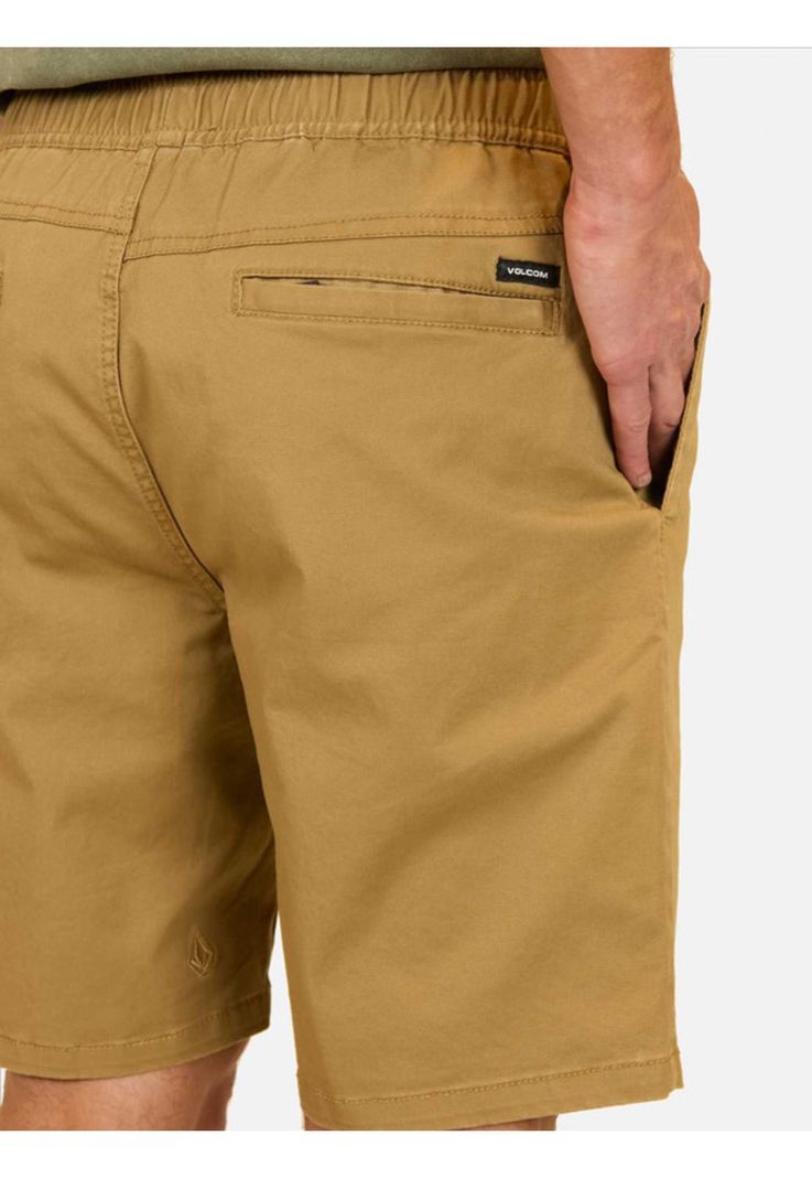 Bermuda Jogger Classic Khaki Hombre Volcom-2