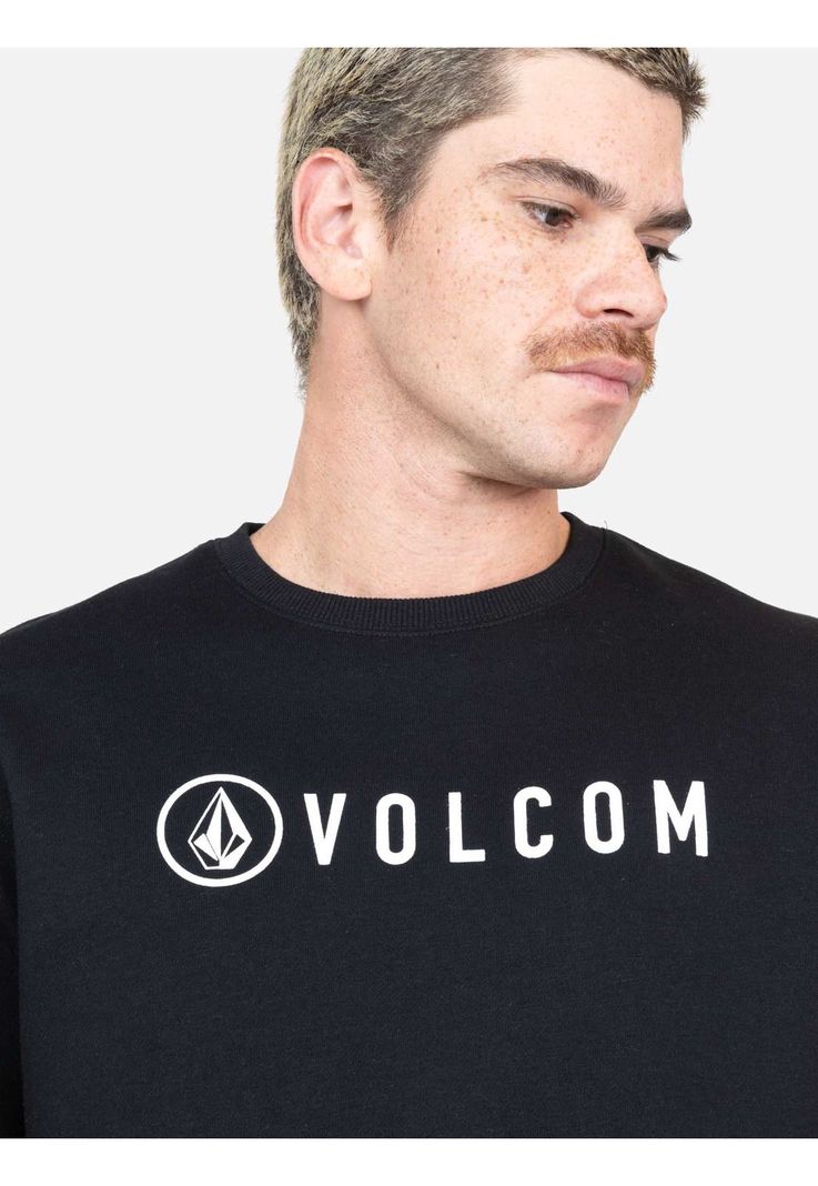 Poleron Eclipse Negro Hombre Volcom-2