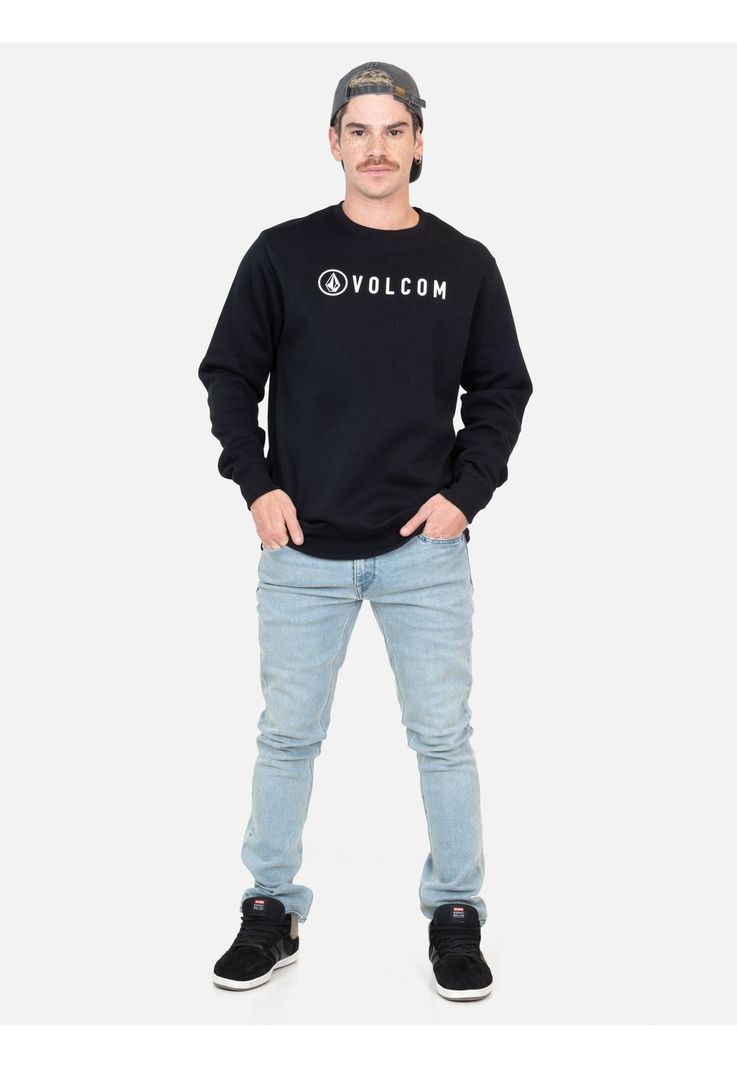 Poleron Eclipse Negro Hombre Volcom-3