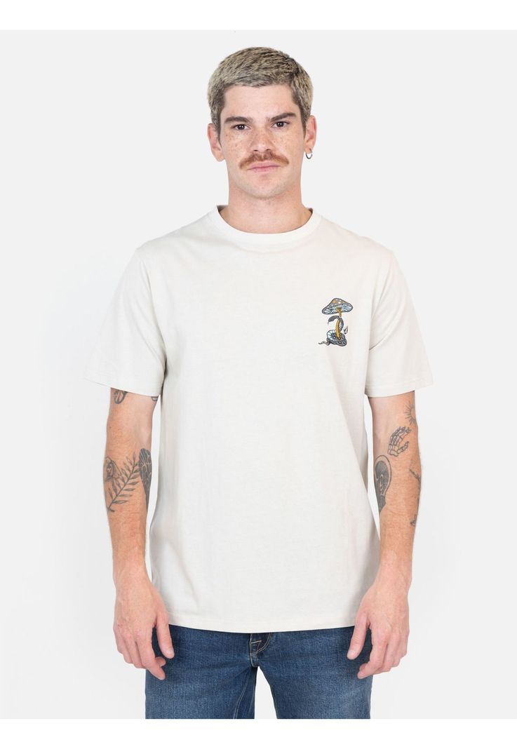Polera MC Ridelinx Beige Hombre Volcom-0