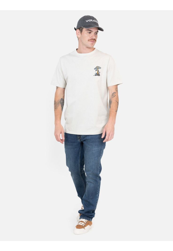 Polera MC Ridelinx Beige Hombre Volcom-3
