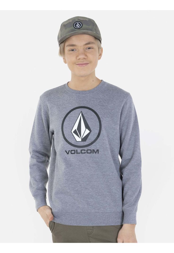 Poleron STONE CREW Juvenil Gris Volcom
