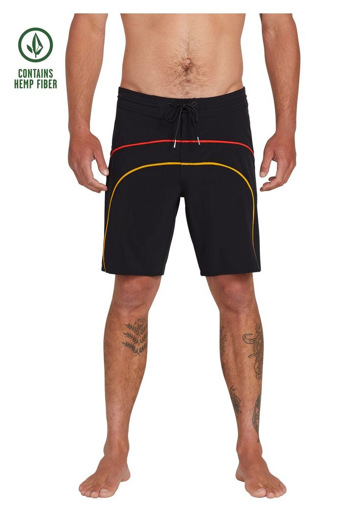 Traje De Baño Microfibra Hombre 7T105-MV21 Negro Volcom-0
