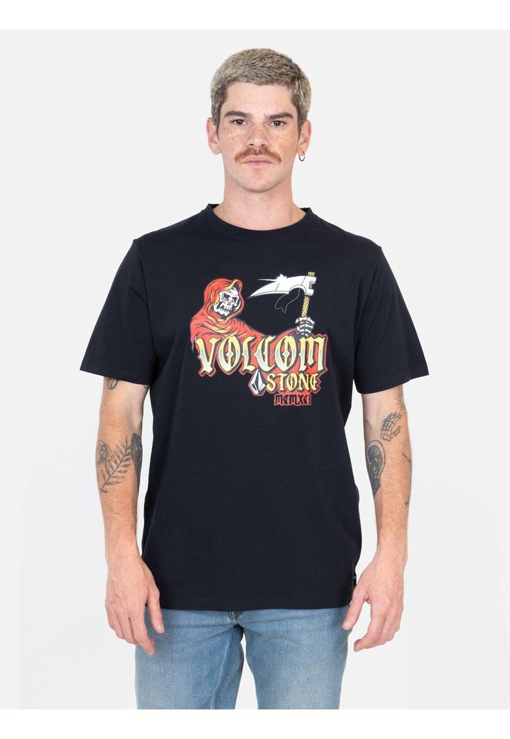 Polera MC Riptidex Negro Hombre Volcom-0