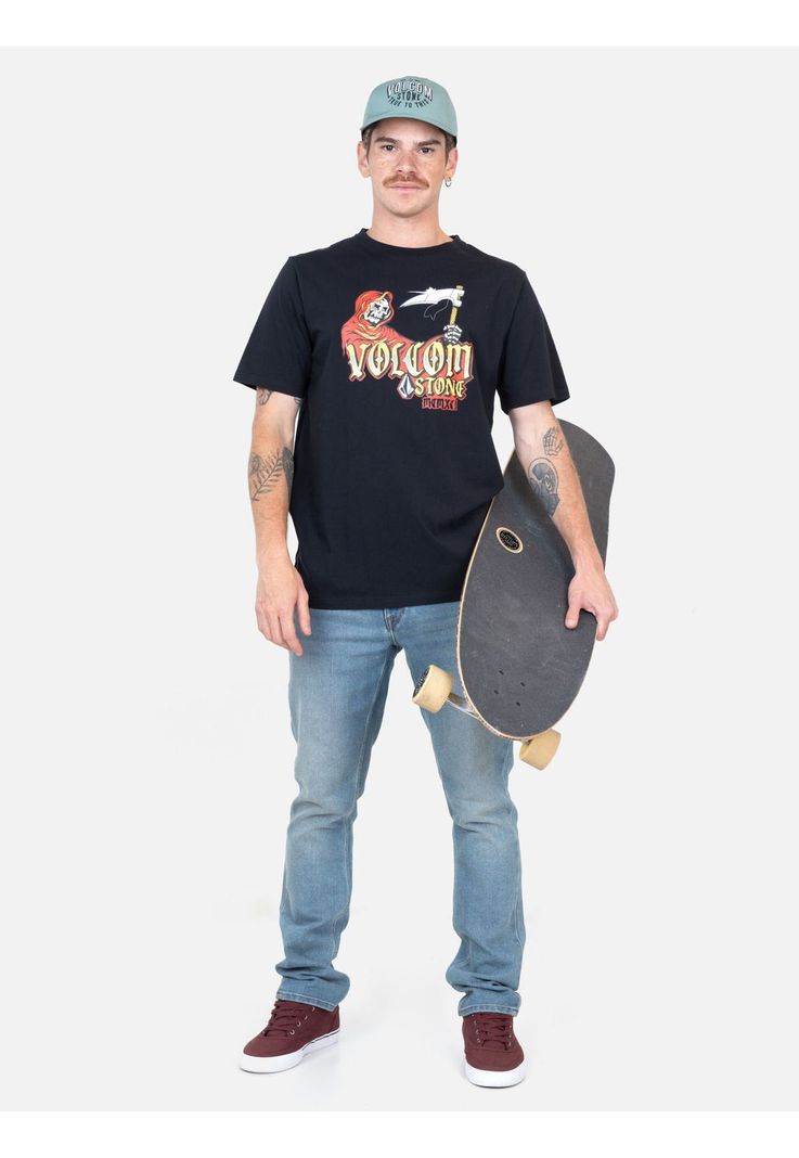 Polera MC Riptidex Negro Hombre Volcom-3