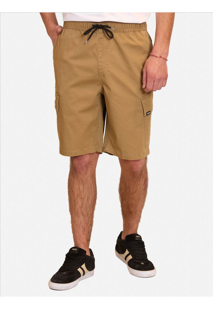 Bermuda Jogger Cargo Beige Hombre Volcom-0