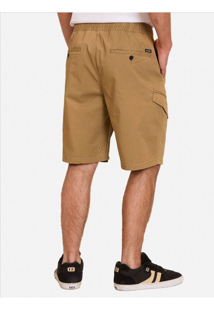 Bermuda Jogger Cargo Beige Hombre Volcom-1