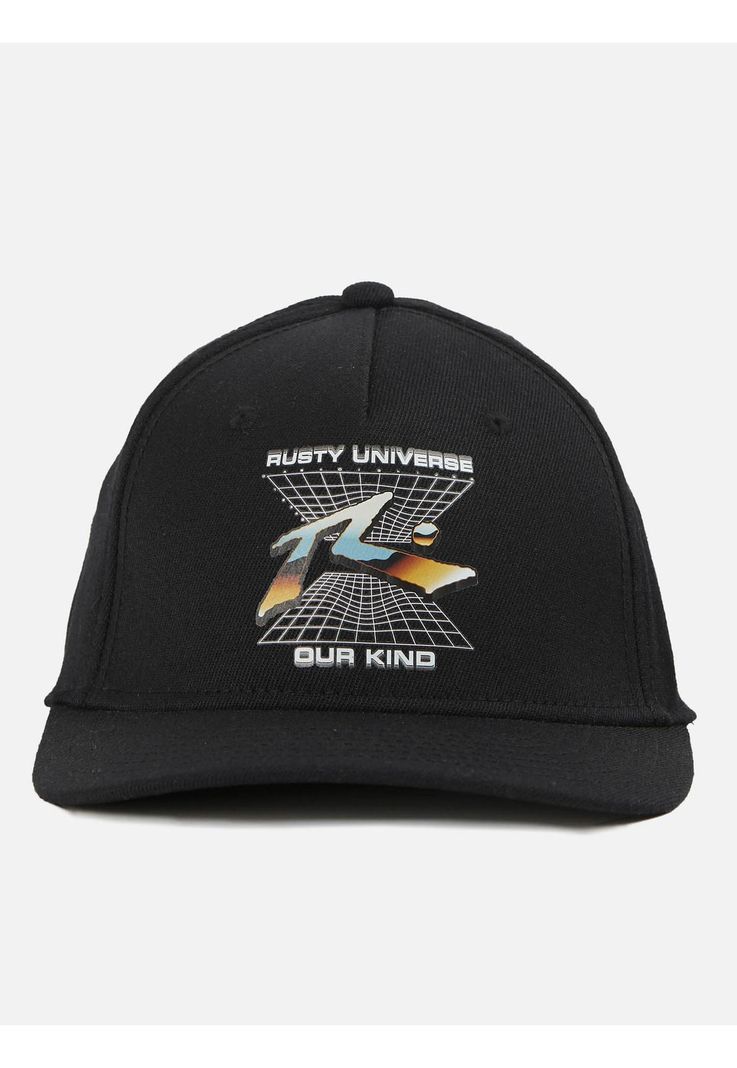 Jockey Rusty theory Cap Hombre Negro Rusty-0