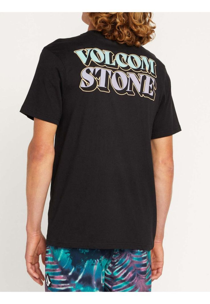 Polera Stript Negro Hombre Volcom-1