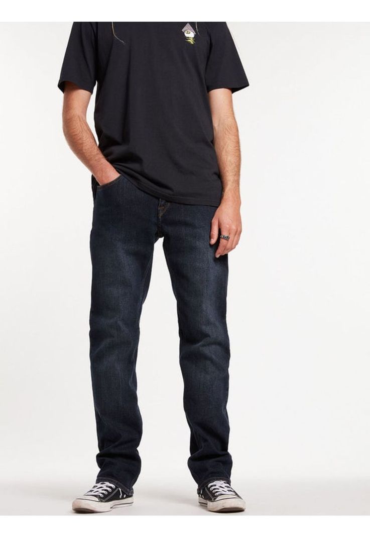 Pantalón SOLVER DENIM Hombre Azul Volcom-0