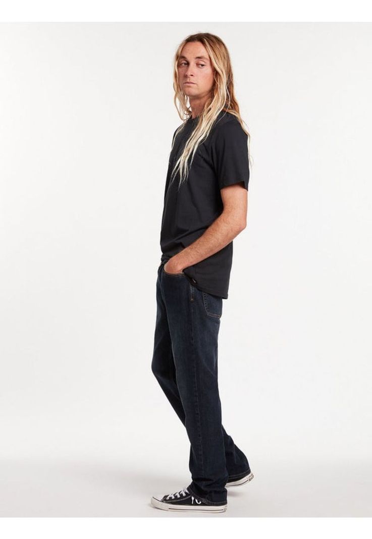 Pantalón SOLVER DENIM Hombre Azul Volcom-1