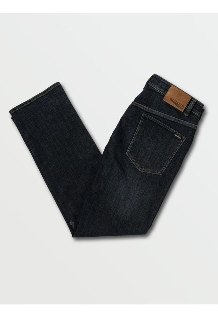 Pantalón SOLVER DENIM Hombre Azul Volcom-4