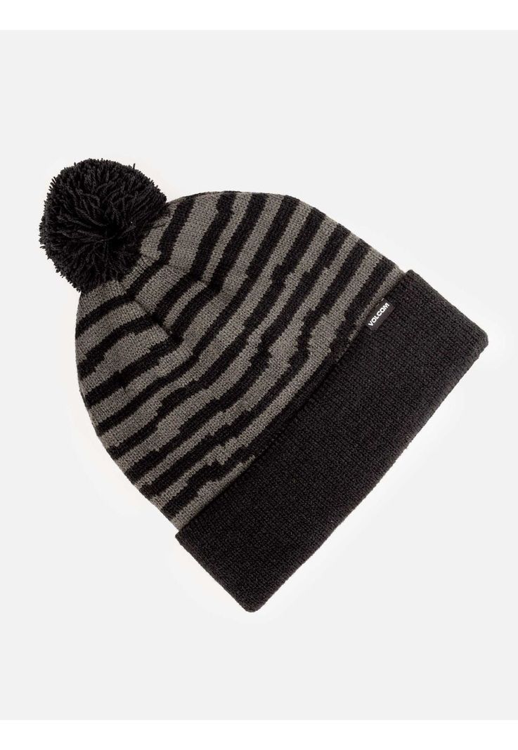 Gorro Lines Blk Beanie Hombre Negro Volcom-0