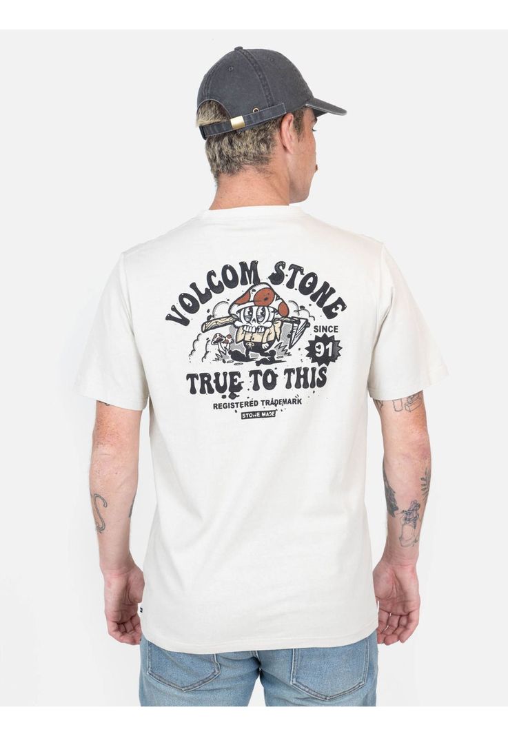 Polera MC Step Off Beige Hombre Volcom-1
