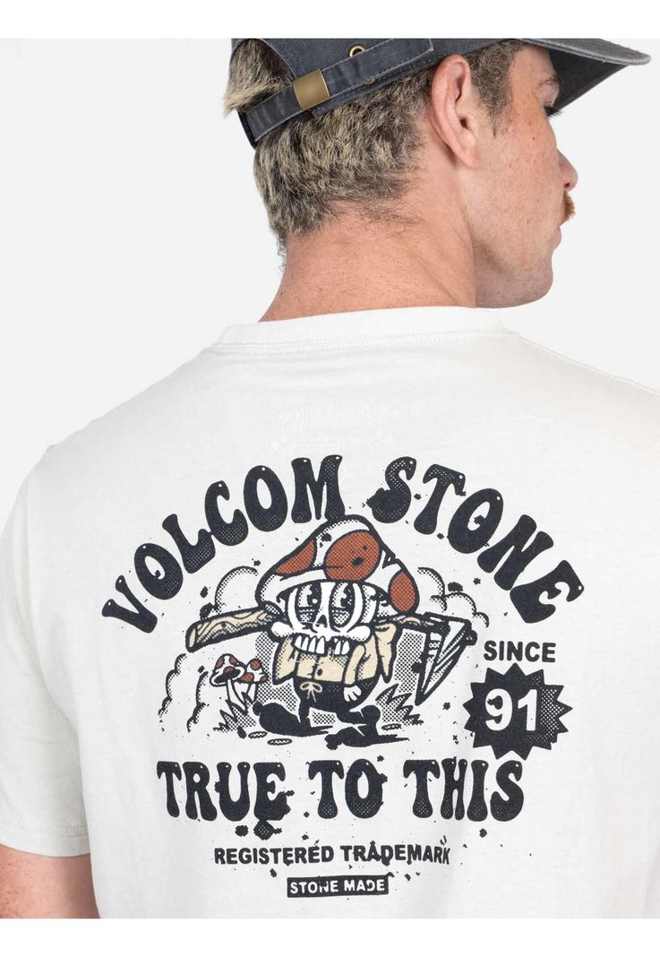 Polera MC Step Off Beige Hombre Volcom-2