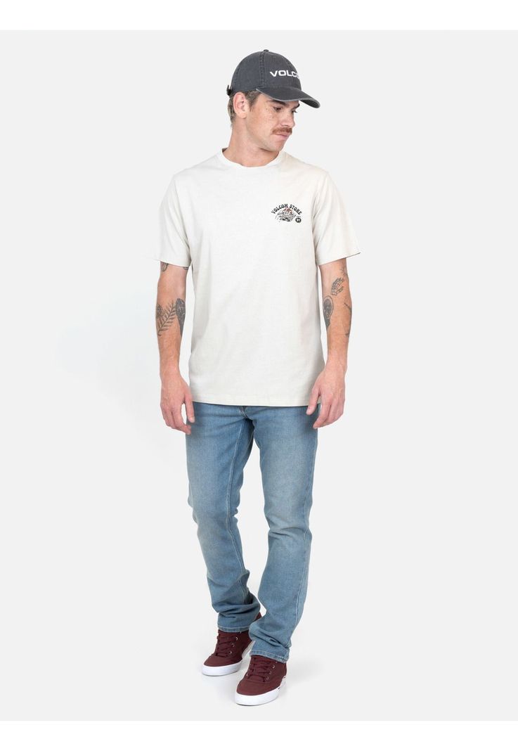 Polera MC Step Off Beige Hombre Volcom-3