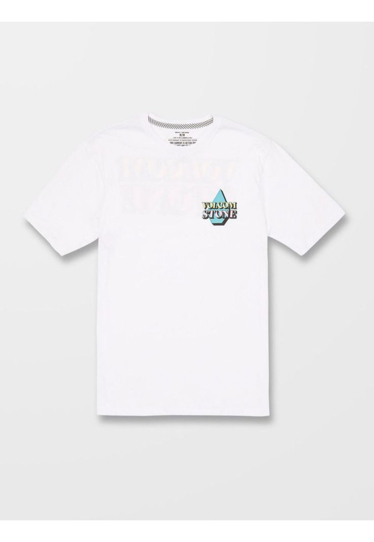 Polera Stript Blanco Hombre Volcom-3