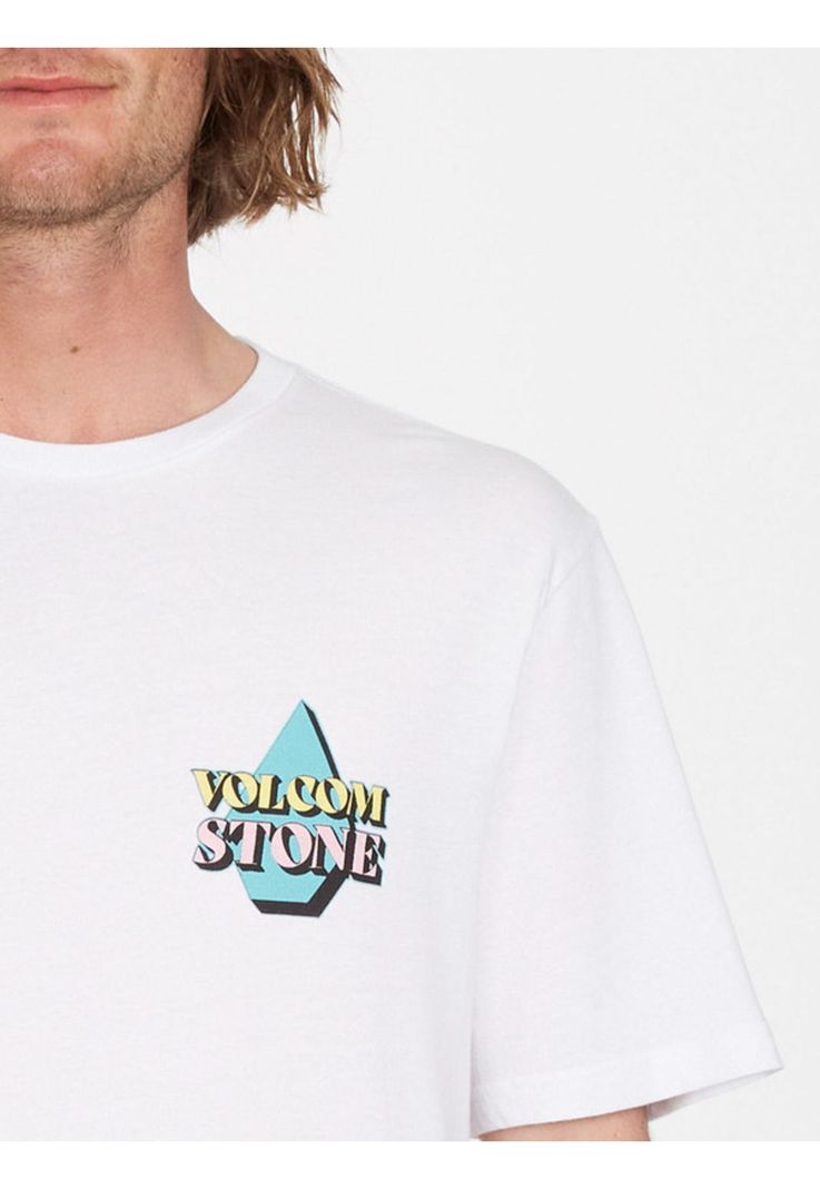 Polera Stript Blanco Hombre Volcom-4
