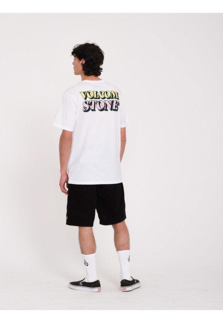 Polera Stript Blanco Hombre Volcom-5