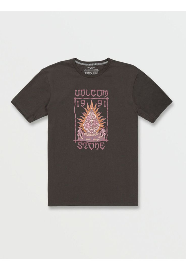 Polera Caged Stone Negro Hombre Volcom-0