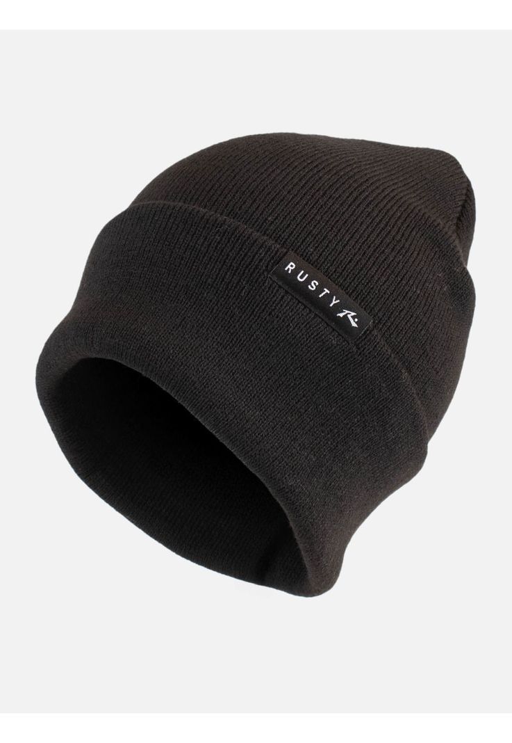 Gorro Solvo beanie Negro Hombre Rusty-0