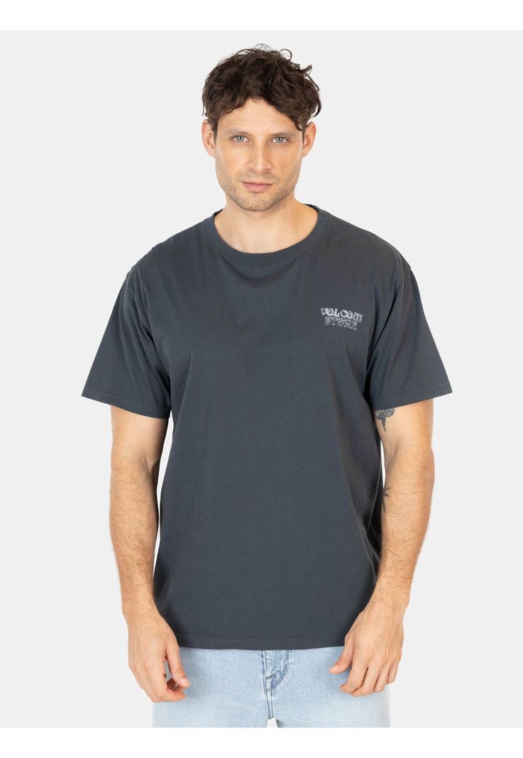 Polera MC Timewave Gris Hombre Volcom