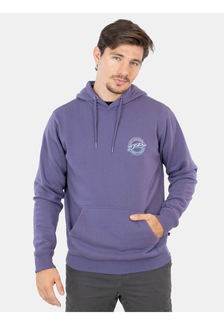 Poleron Stone Stack Po Morado Hombre Rusty