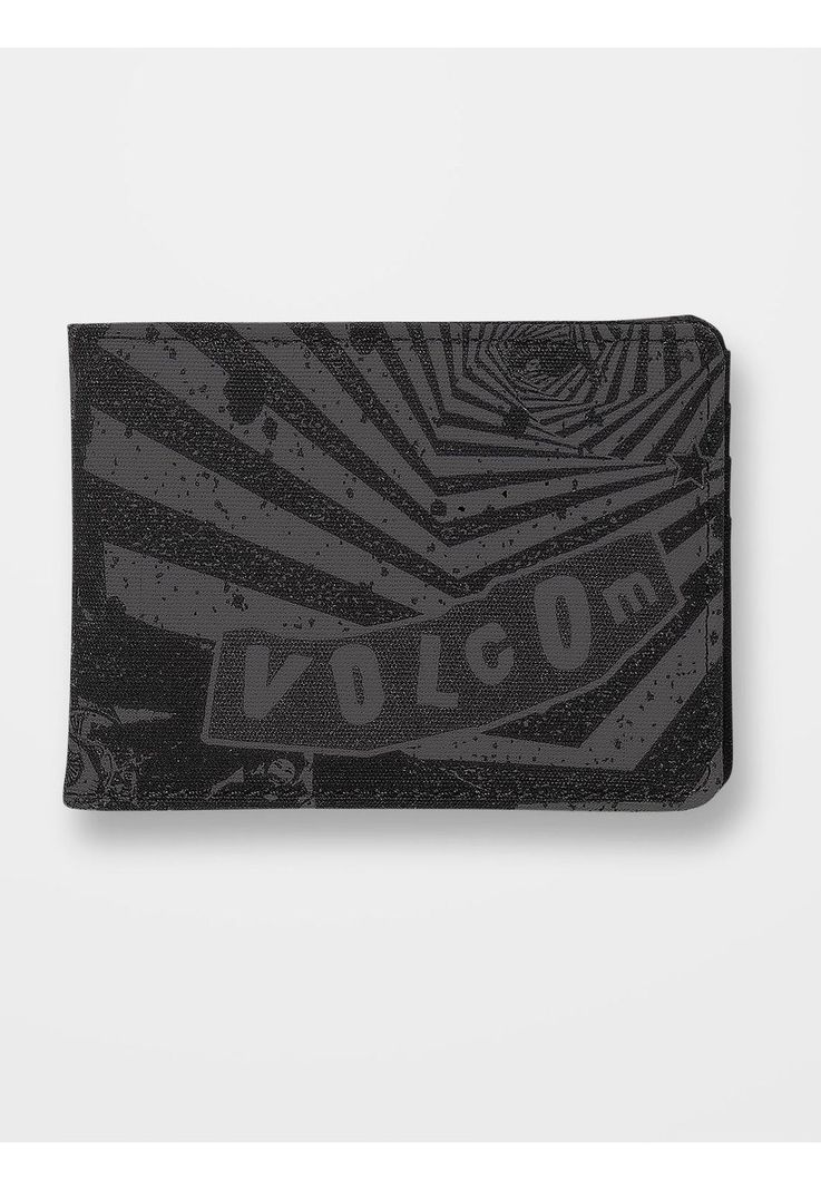 Billetera Post Bifold Hombre Negro Volcom-0