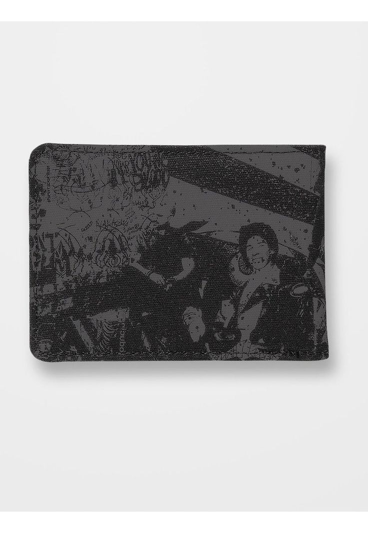 Billetera Post Bifold Hombre Negro Volcom-1