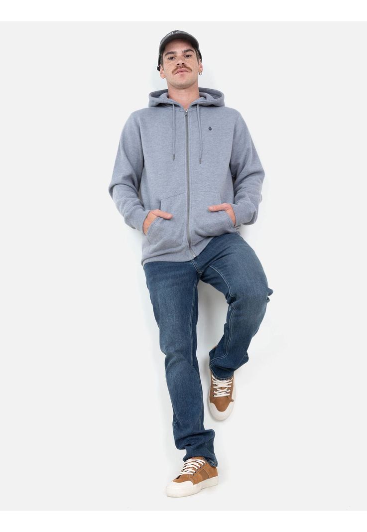Poleron Flare Gris Hombre Volcom-3