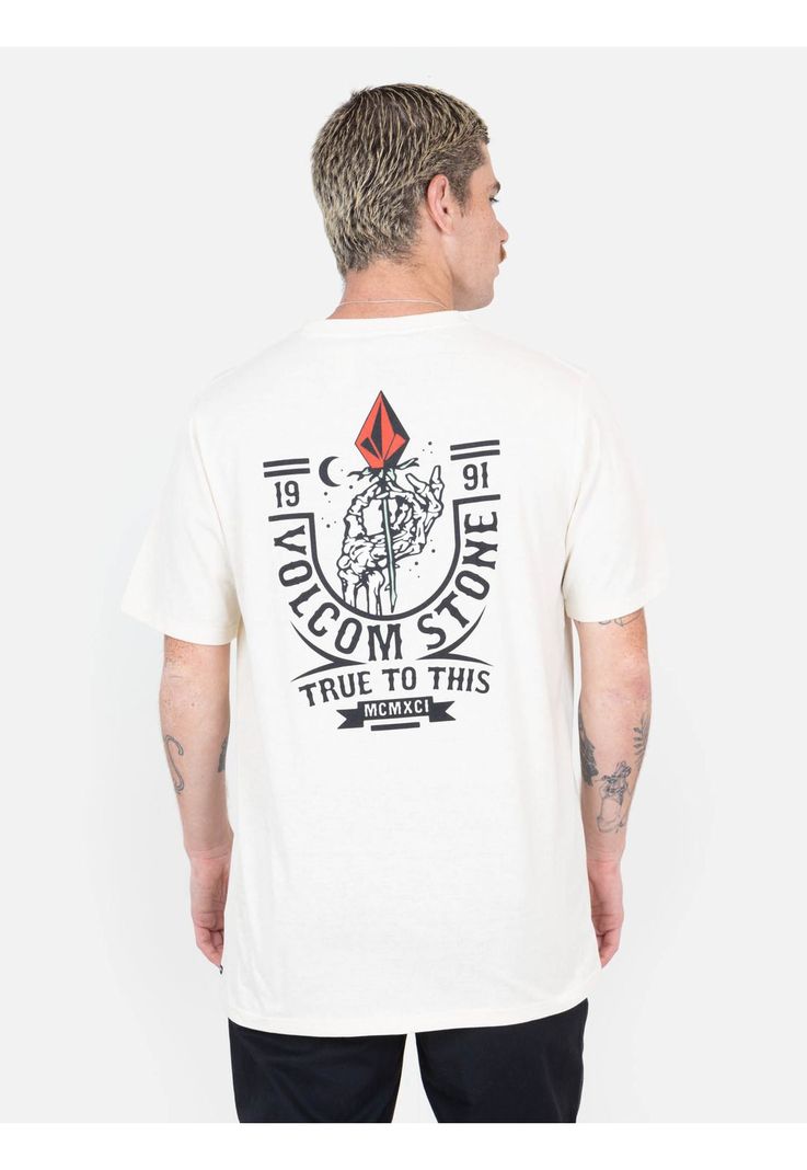 Polera MC Bloom Blanco Hombre Volcom-1