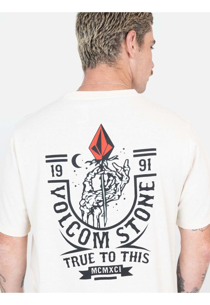 Polera MC Bloom Blanco Hombre Volcom-2