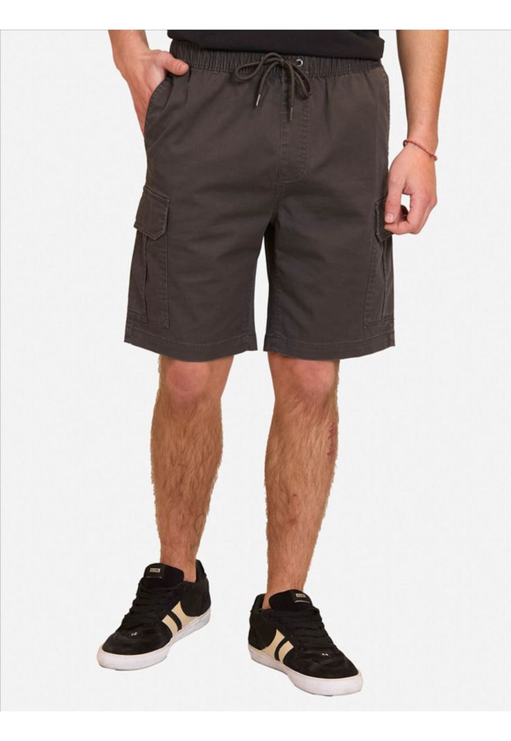 Bermuda Jogger Rusty Bermuda Jogger Cargo Gris Hombre Rusty-0