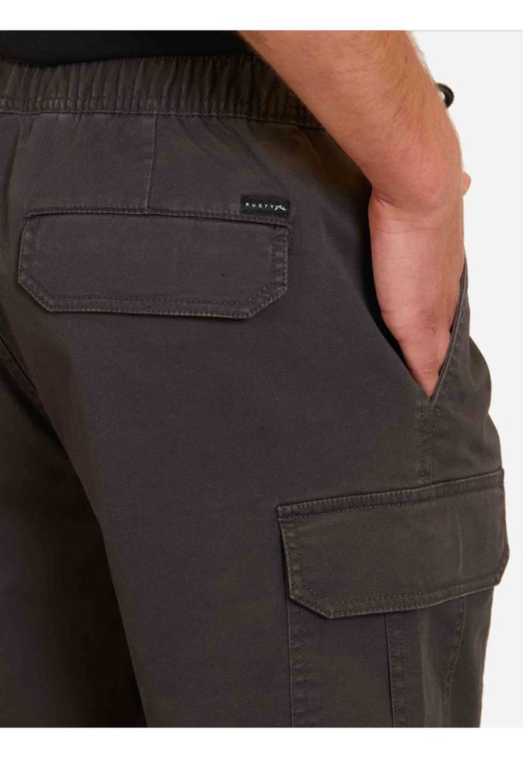 Bermuda Jogger Rusty Bermuda Jogger Cargo Gris Hombre Rusty-2