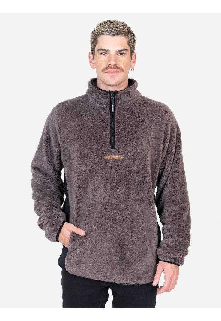 Poleron Kick Café Hombre Volcom-0