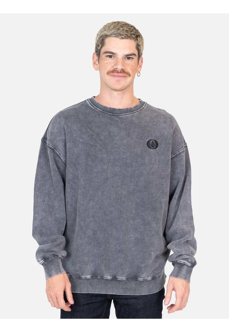 Poleron Sickly Gris Hombre Volcom-0