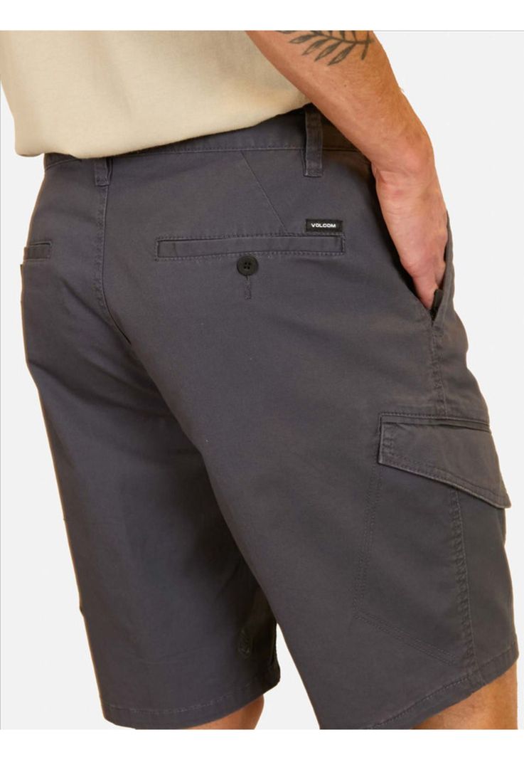 Bermuda Volcom Chino Cargo Gris Hombre Volcom-2