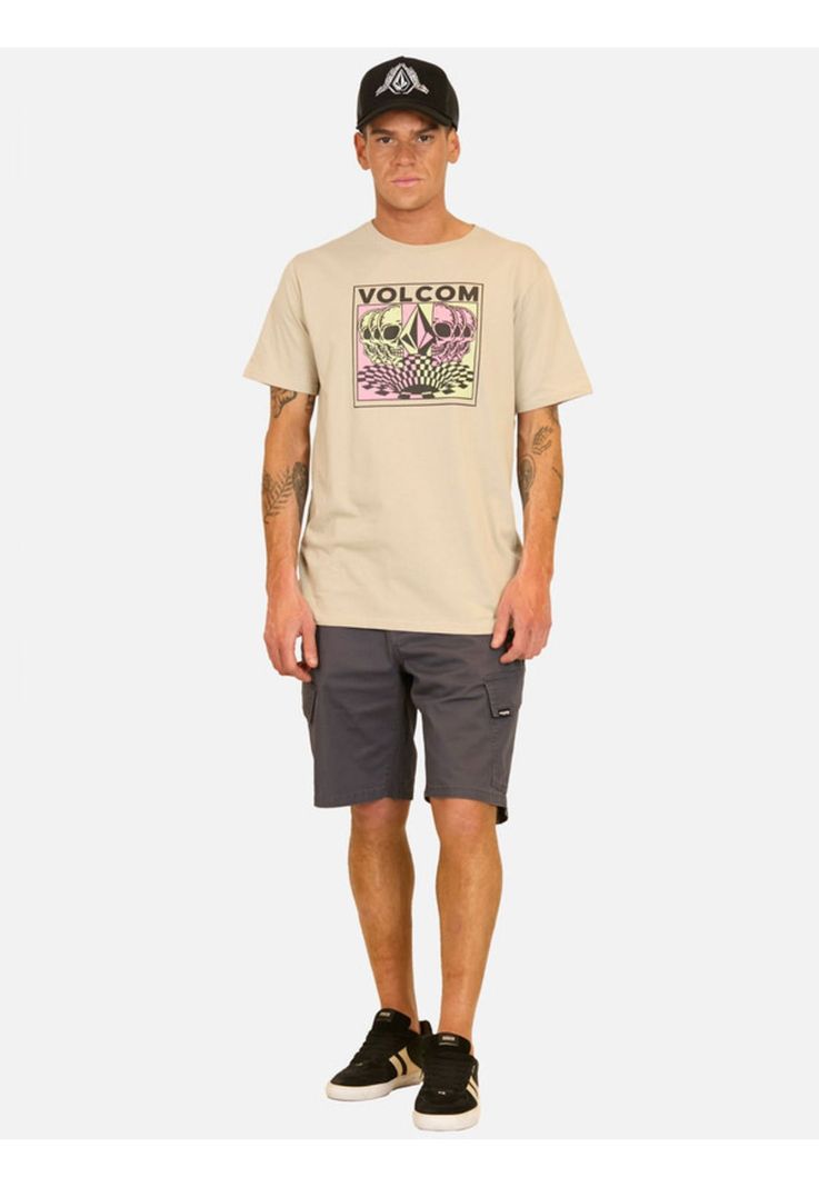 Bermuda Volcom Chino Cargo Gris Hombre Volcom-3