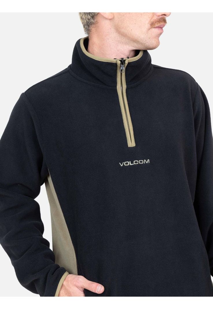 Poleron Fire Negro Hombre Volcom-2
