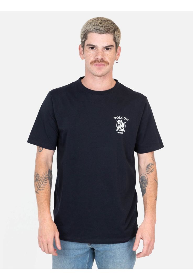 Polera MC Outgrit Negro Hombre Volcom-0