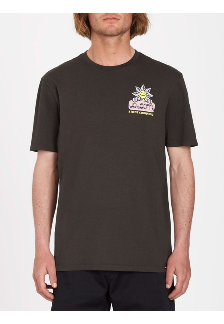 Polera Gardener Negro Hombre Volcom-0