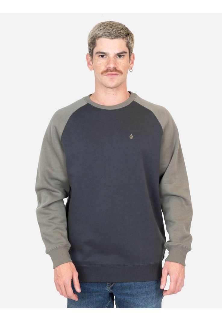Poleron Homak Verde Hombre Volcom-0