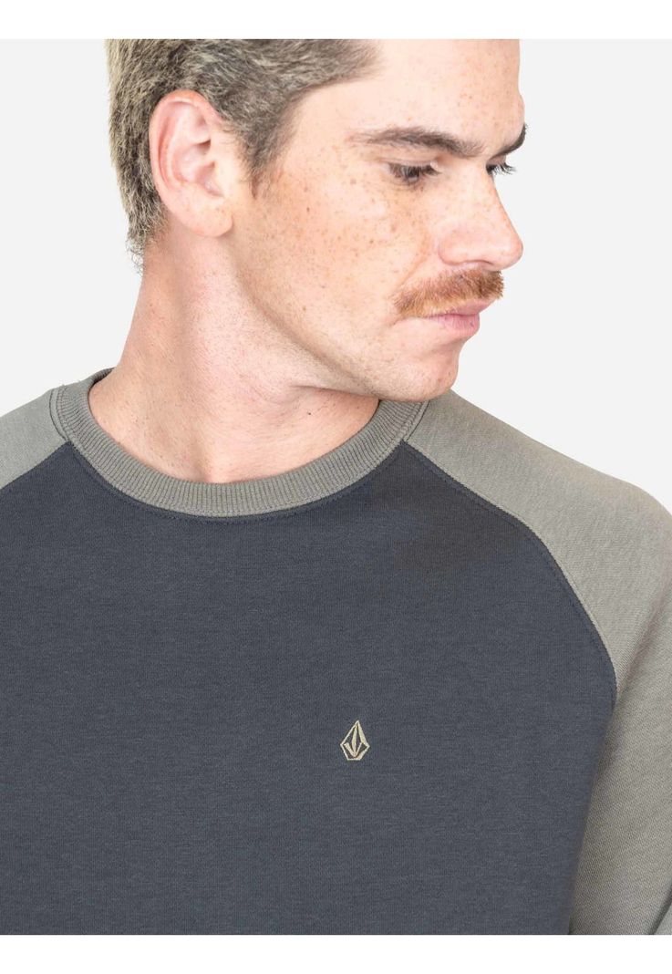 Poleron Homak Verde Hombre Volcom-2
